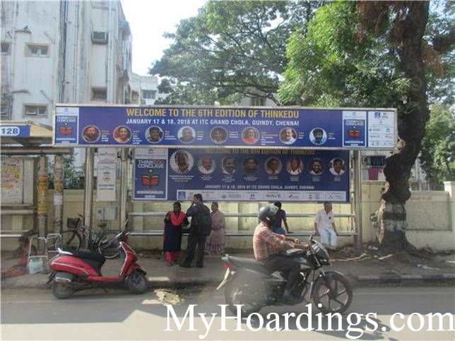 Hoardings Advertising in Chennai, Bus Stop Ads Agency in Kuchery Bus Stop in Chennai
